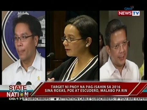 SONA: Target ni PNoy na pag-isahin sa 2016 sina Roxas, Poe at Escudero, malabo pa rin