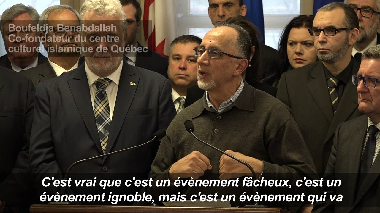 Fusillade de Québec: réactions du gouvernement québecois