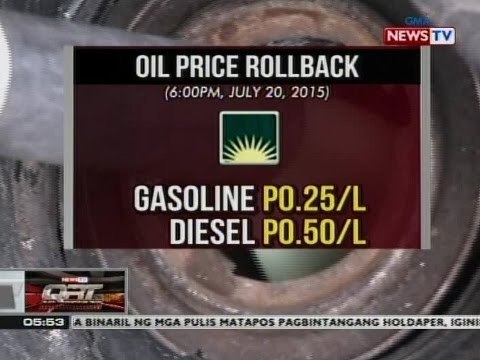 QRT: Oil price rollback, ipatutupad