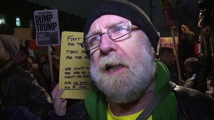 Miles protestan contra políticas de Trump y su visita a Londres