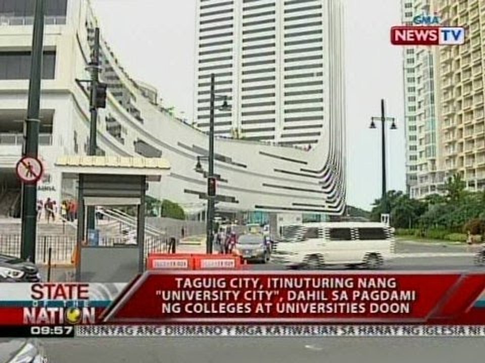 Taguig city, itinuturing nang "University city"...