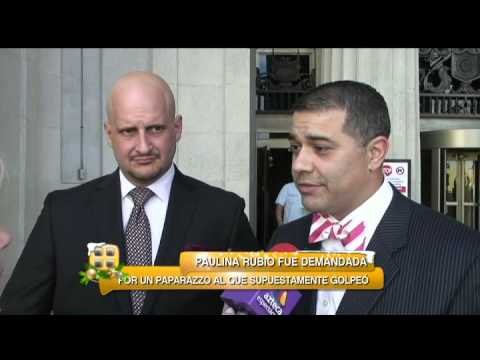 Paulina Rubio ahora en un lío legal con paparazzi