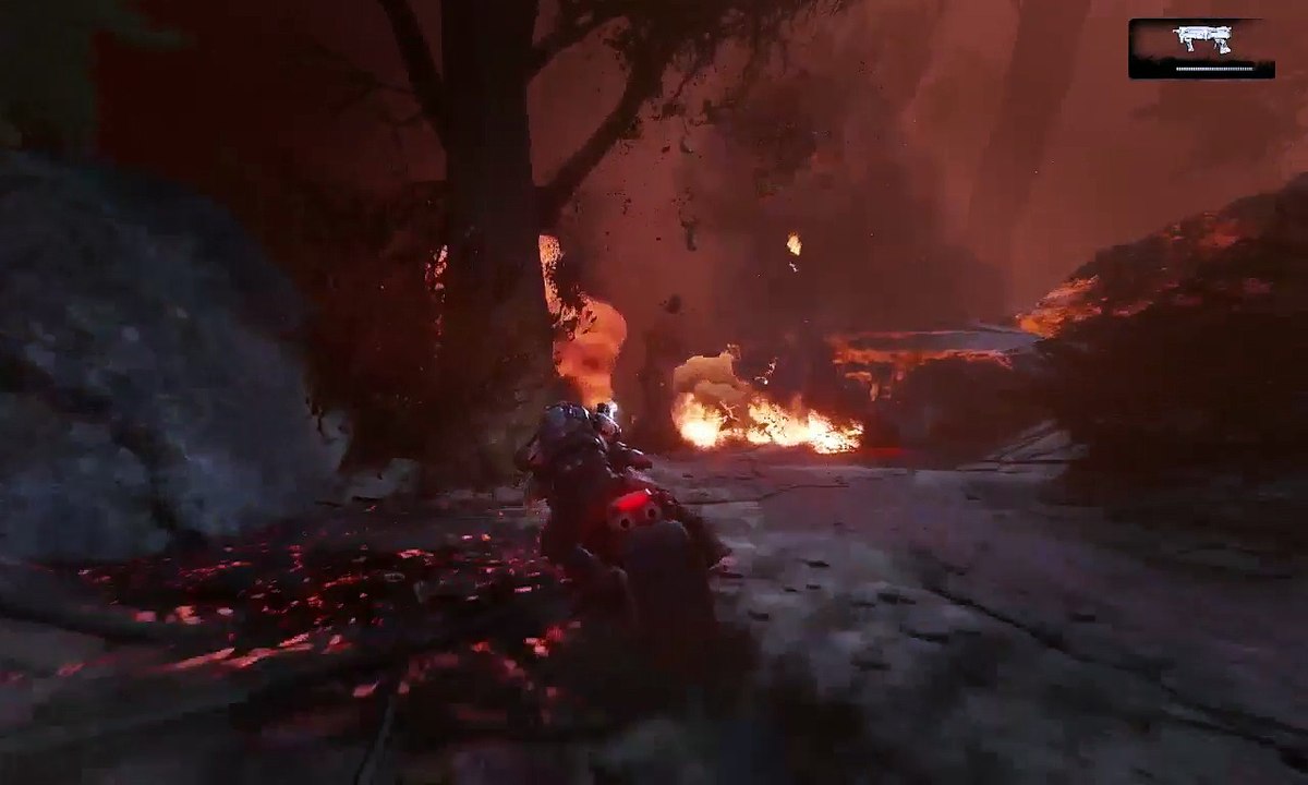 Gears of War 4 piloto de fuga com estilo