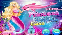 Принцесса Дельфин уход | лучшая игра для маленьких девочек детские игры