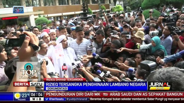 Mapolda Jawa Barat Tetapkan Rizieq Shihab Tersangka Penghina Pancasila