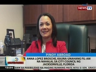 Anna Lopez Brosche, kauna-unahang Fil-Am na nahalal sa City Council ng Jacksonville, Florida