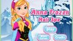 Anna Замороженный волос Spa Disney Princess Замороженный игры для маленьких девочек