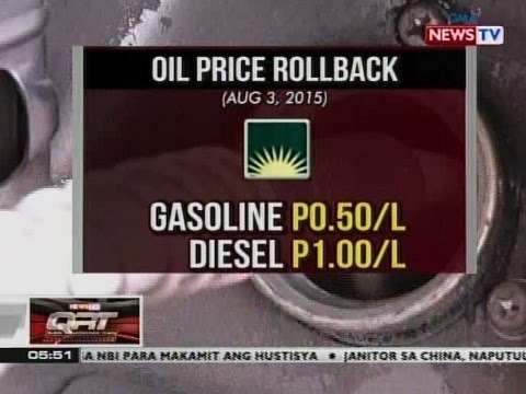 QRT: Oil price rollback, ipatutupad
