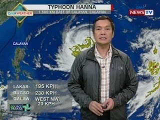 BT: Weather update as of 11:57 a.m. (August 5, 2015)