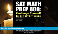 PDF  SAT Math Prep 800: Challenge Yourself to a Perfect Score For Kindle