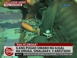 Exclusive Video: Ilang pugad umano ng iligal na droga sa Tala, Caloocan, sinalakay; 5 arestado