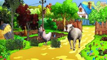 Cow Finger Family Nursery Rhymes | Goat, Sheep, Wolf, Bull Cartoon Finger Family Songs