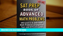 Audiobook  SAT Prep Book of Advanced Math Problems: 192 Level 3, 4 and 5 SAT Math Problems