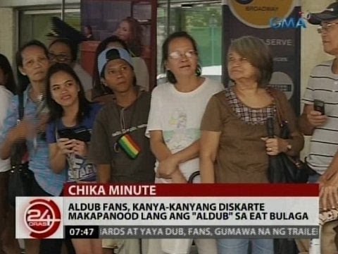 24Oras: AlDub , sweet sa palitan ng mensahe