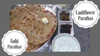 Cauliflower Parathas (Gobi Ke Paranthe)