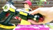 SMASHING stuff with Mighty Morphin POWER RANGERS Power Blaster Weapons!