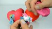 Frozen Play doh hearts kinder Surprise eggs Peppa pig Toys My little pony new Dora the explorer egg