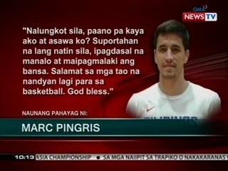SONA: Marc Pingris, balik Gilas Pilipinas