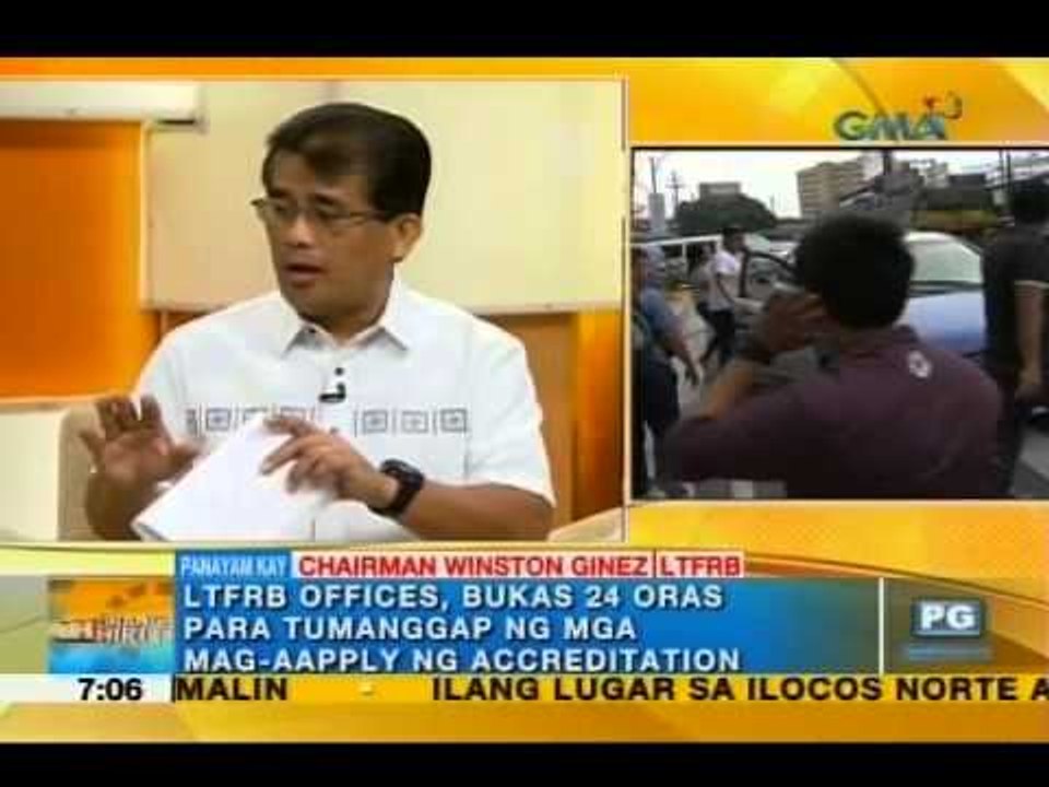LTFRB chief lays down requirements for TNVS accreditation