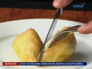 Saksi: Crispy fried milk, mala-custard na dessert
