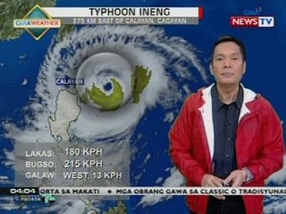 Mahigit 10 probinsya, isinailalim na sa storm signal ng Pagasa dahil sa Bagyong Ineng