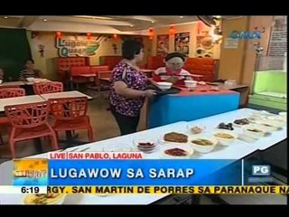 Love Anover, Arn-Arn feast on lugaw with different toppings on a rainy Friday morning