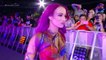 WWE Royal Rumble 2017 Kickoff Preshow _ Sasha Banks vs Nia Jax ( Sasha Banks Leg Injured )
