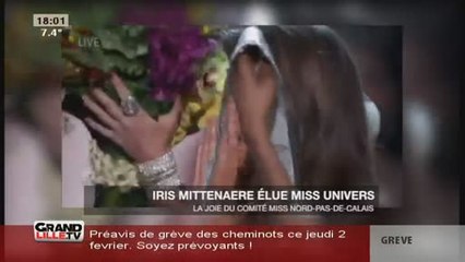 Iris Mittenaere élue Miss Univers