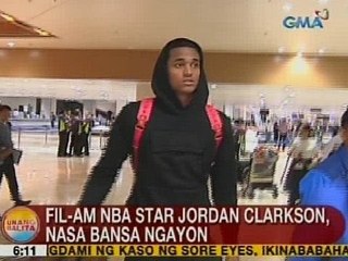 UB: Fil-Am NBA Star Jordan Clarkson, nasa bansa ngayon