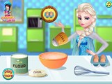 Elsa Cooks Cake - Disney princess Frozen - Game for Little Girls