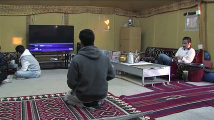 La vie sous la tente 5 étoiles dans le désert koweïtien