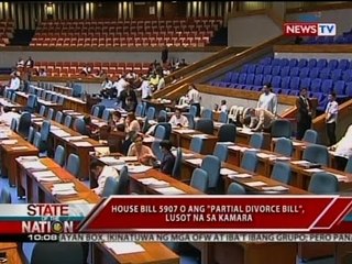 SONA: House bill 5907 o ang "Partial Divorce Bill," lusot na sa Kamara