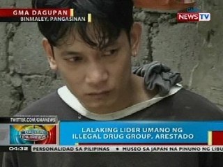 Lalaking lider umano ng illegal drug group, arestado sa Binmaley, Pangasinan