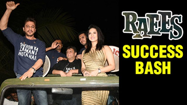 Raees Success Party FULL HD 100 Cr Box Office Shahrukh Khan Nawazuddin Siddhiqui Sunny Leone