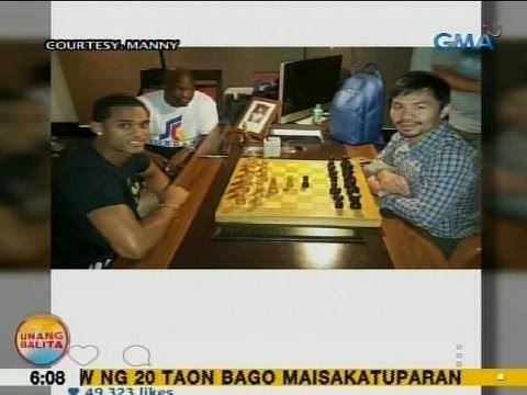 UB: Manny Pacquiao, binisita sa bahay ni Jordan Clarkson