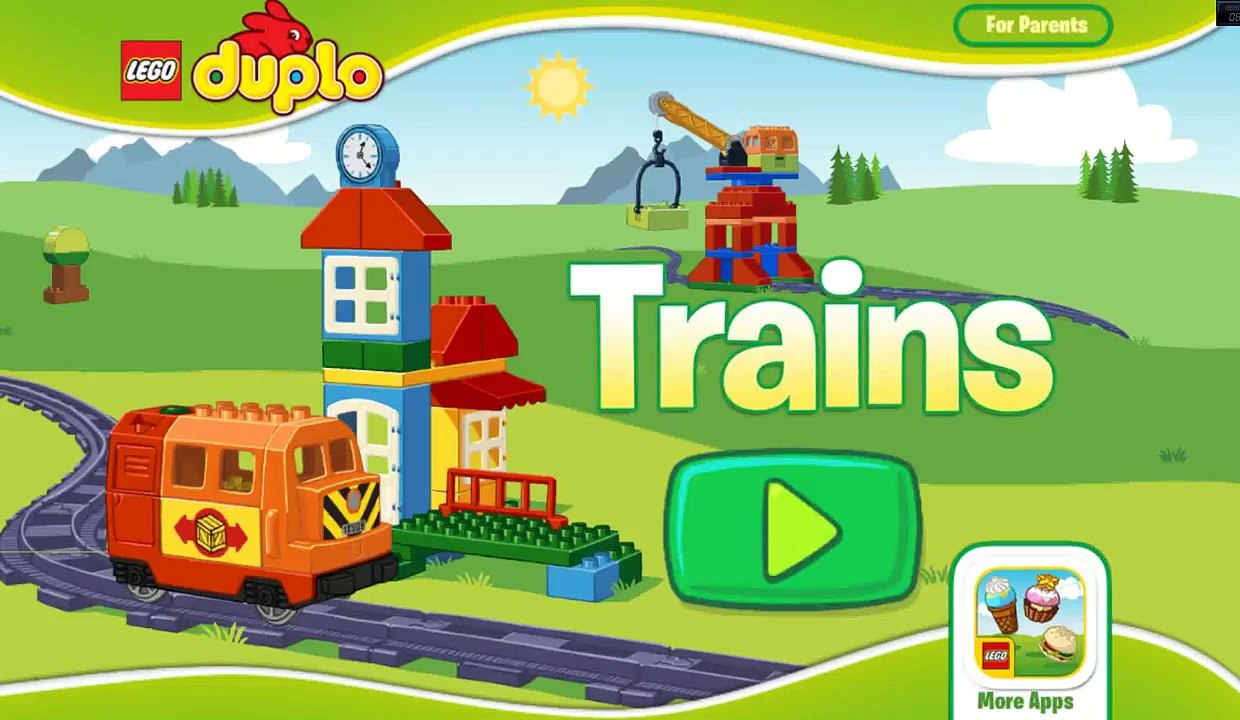 Lego Duplo Game Train Fun Video For Little Kids