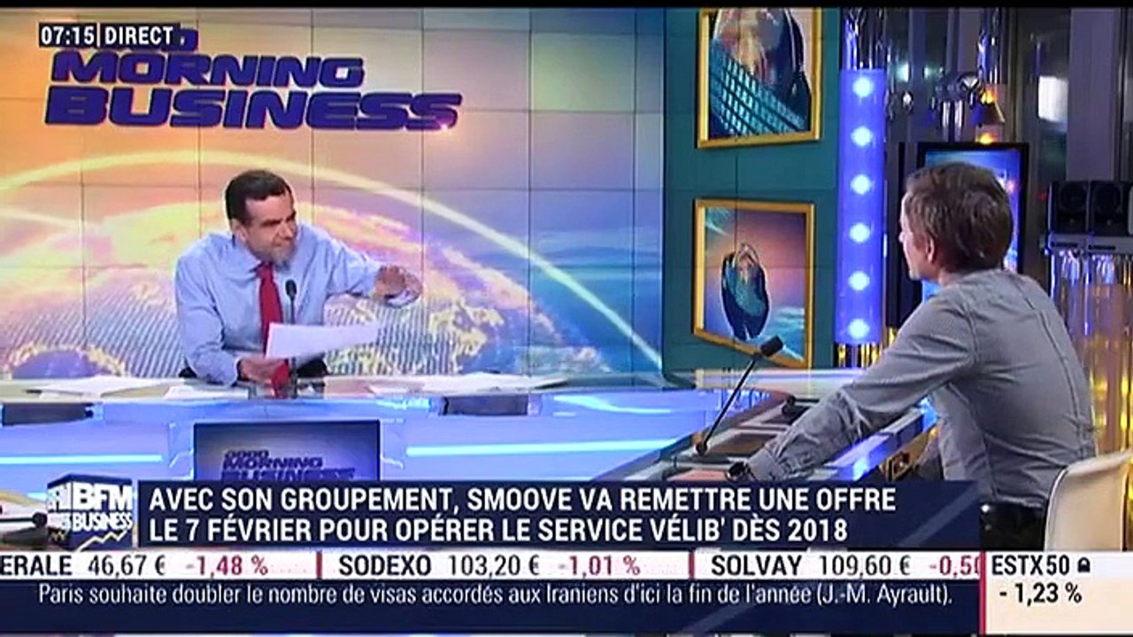 Smoove en course pour l'exploitation des Vélib' à Paris - 31/01