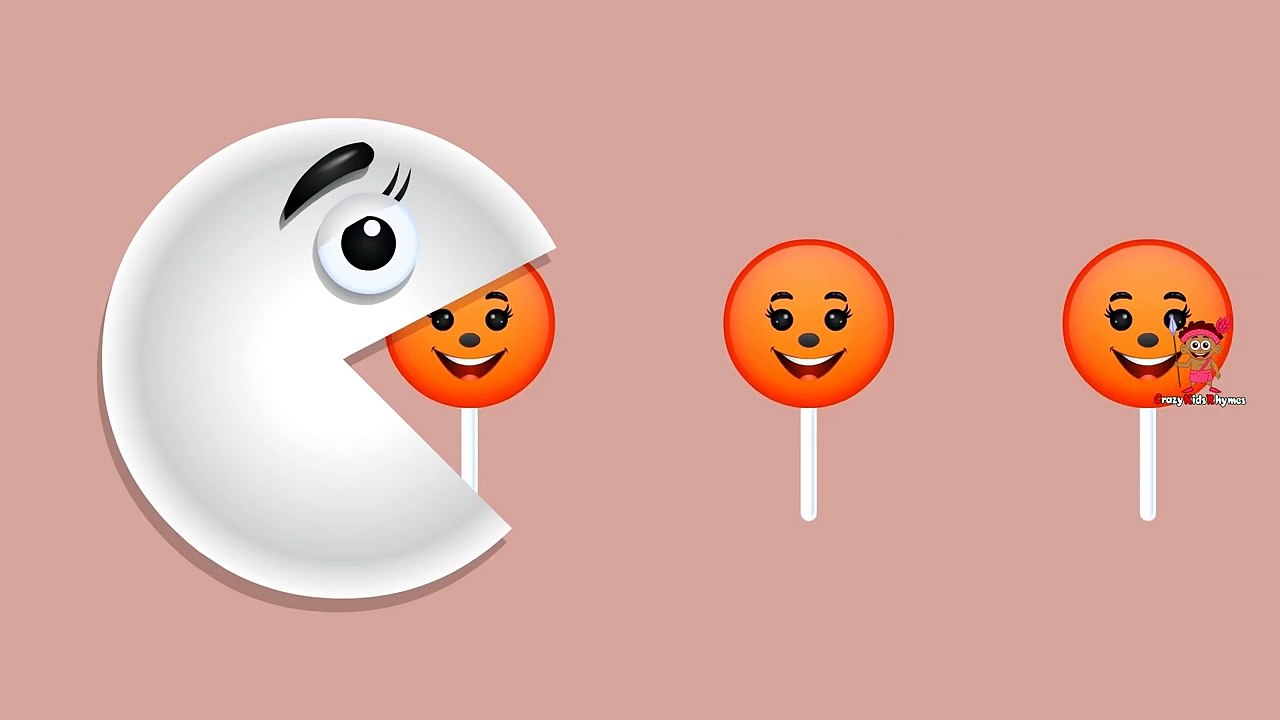 Learning Colors Pacman Vs Lollipop Children Learning Videos By Crazy Kids Rhymes 動画 Dailymotion