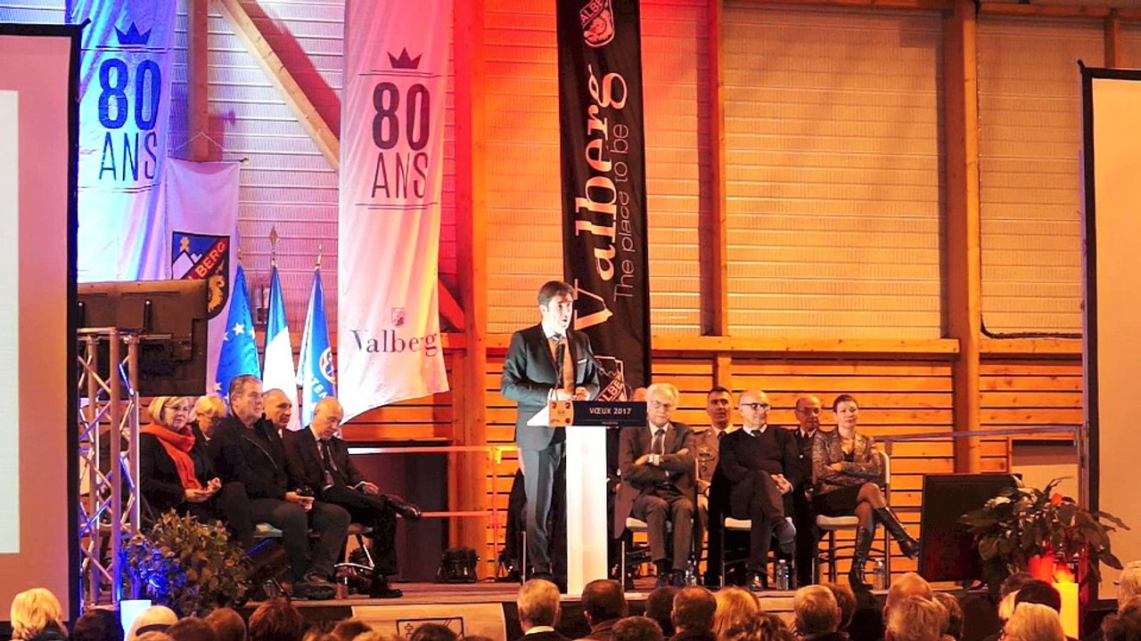Voeux Charles-Ange Ginésy 2017 à Valberg