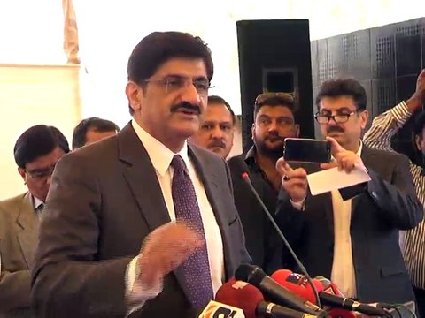 (...SOT-4...) Chief Minister #Sindh SYED MURAD ALI SHAH Inauguration of Golimar Underpass.... 31st Jan 2017 Tuesday