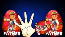 Finger Family Easter Eggs Subway Surfer Cheats Cartoons | Finger Family Children Nursery Rhymes