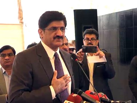 (...SOT-6...) Chief Minister #Sindh SYED MURAD ALI SHAH Inauguration of Golimar Underpass.... 31st Jan 2017 Tuesday