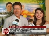 24Oras: Exclusive: Vic Sotto, umaming engaged na sila ng nobyang si Pauleen Luna