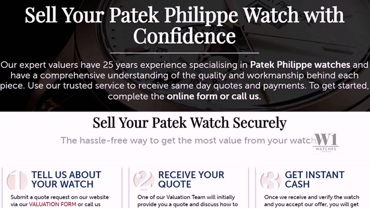 Sell Patek Philippe London | Call Now (0207 )-734- 4799