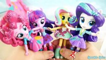 Best Learning Video MY LITTLE PONY Bath Time Sets Adventure with Equestria Girl Mini Dolls Surprises