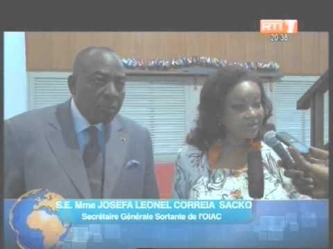 La Secretaire générale sortante de l'OIAC Café fait ses adieux au ministre Diby Koffi Charles