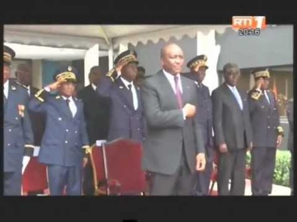 Cérémonie de présentation des voeux au ministre de l'interieur et de la sécurité Hamed Bakayoko