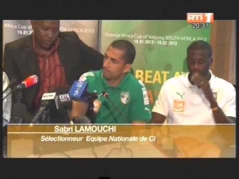CAN 2013:Lamouchi,Yaya et Drogba donnent leur 1ère conférence de presse en Afrique du Sud