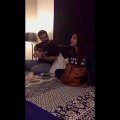 Ayesha Khan Singing while Hamza Ali Abbasi Playing Guitar