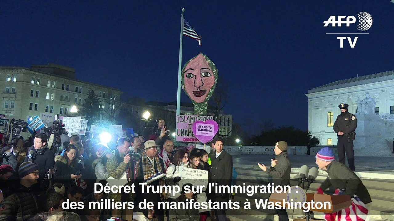 USA/musulmans: manifestation contre la décision de Trump